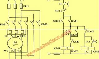 欧姆龙PLC控制星三角启动 星三角启动电路图